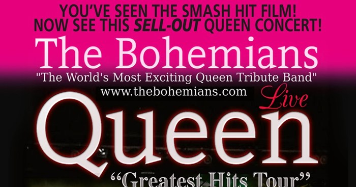 Queen's Greatest Hits Live In Concert, performed by The Bohemians